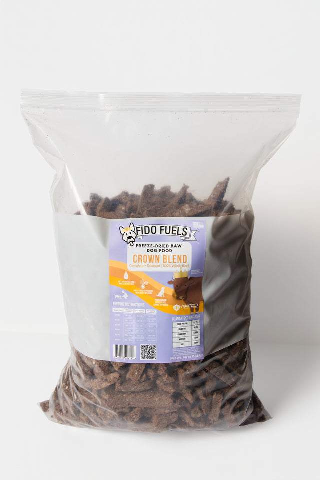 Crown Blend Freeze Dried Raw Dog Food | Fido Fuels