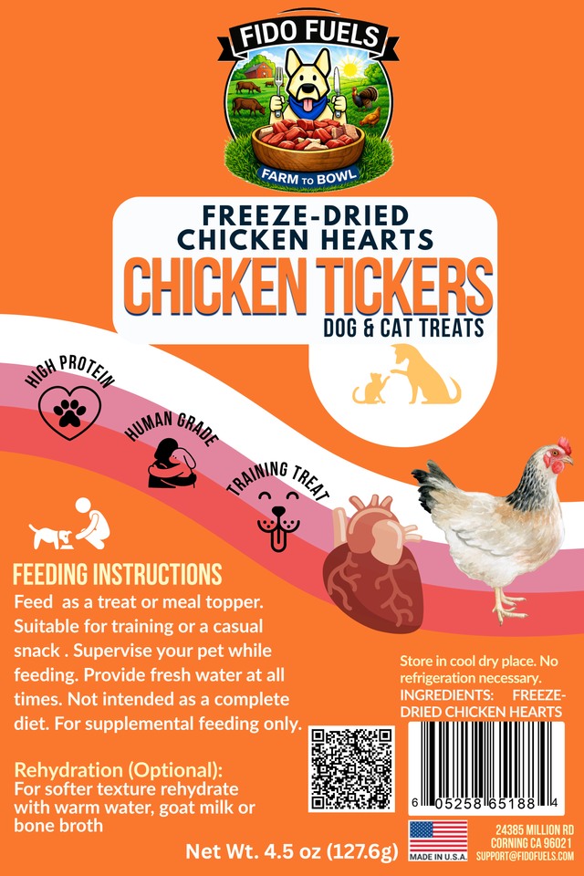 Freeze Dried Chicken Tickers