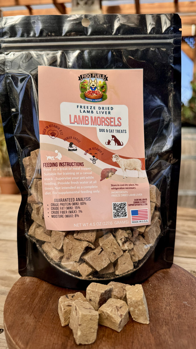 Lamb Morsels – Freeze-Dried Lamb Liver