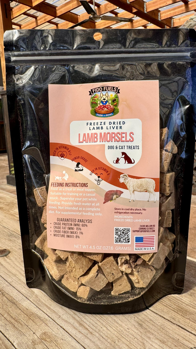 Lamb Morsels – Freeze-Dried Lamb Liver