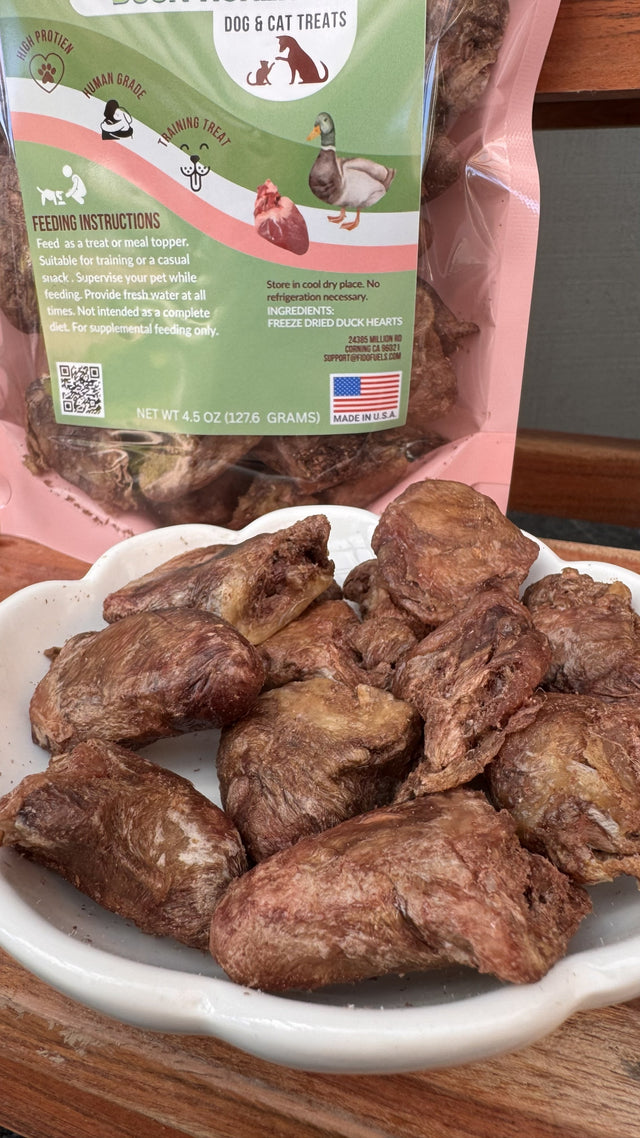 Duck Tickers - Freeze Dried Duck Hearts