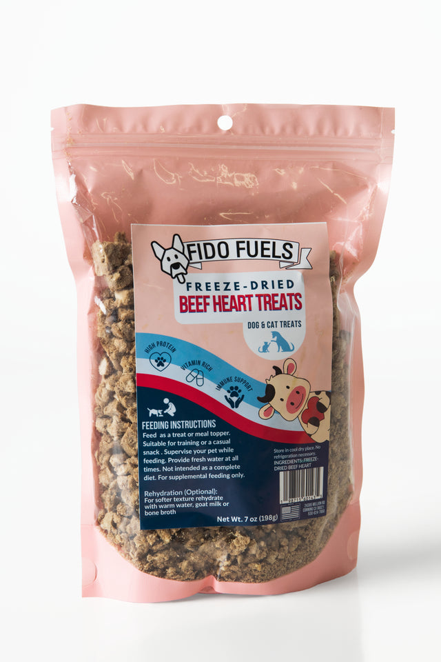 Freeze Dried Beef Heart Treats
