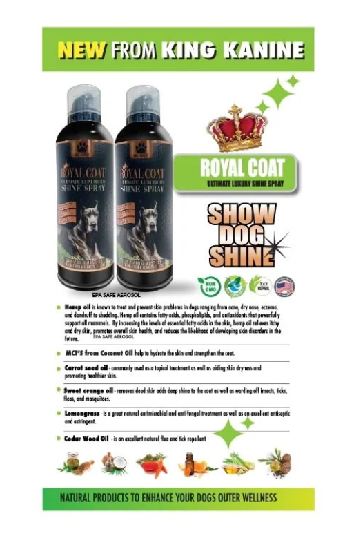 King Kanine Royal Coat Shine Dog Spray