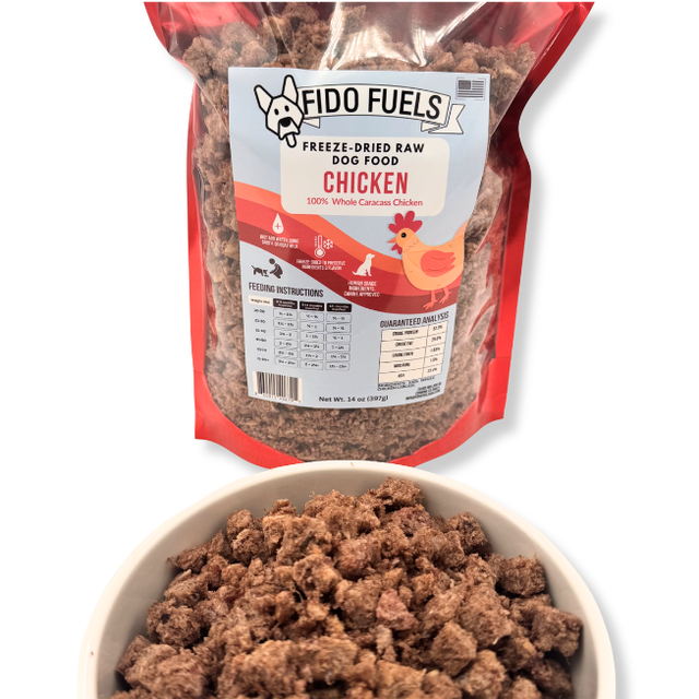 Whole Chicken Freeze Dried Dog Food | Fido Fuels