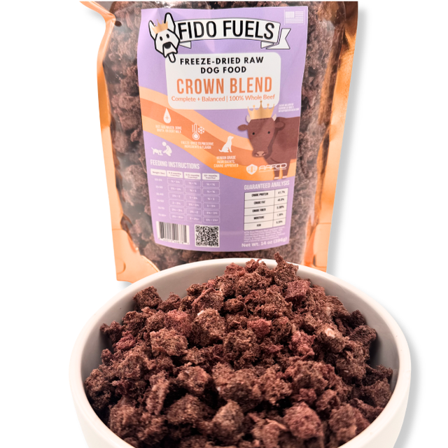 Crown Blend Freeze Dried Raw Dog Food | Fido Fuels