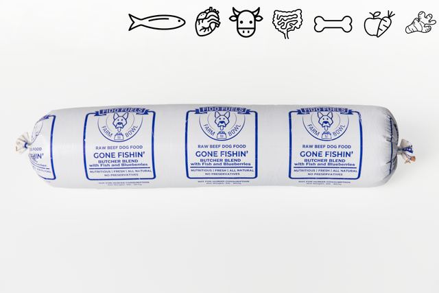 Gone Fishin' Raw Food for Dogs | FidoFuels