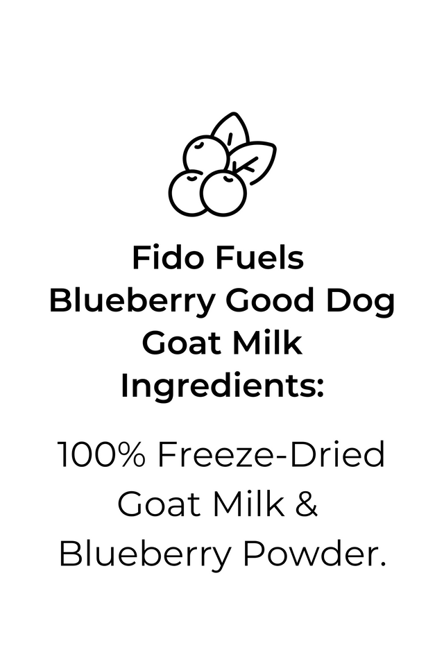 Blueberry Good Dog Freeze Dried Goat Milk