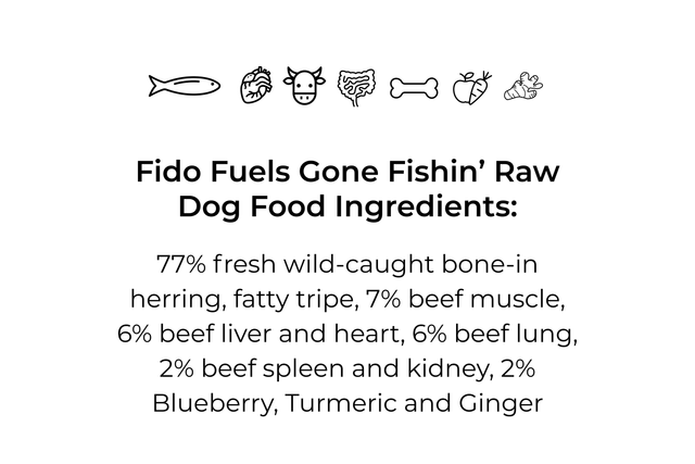 Gone Fishin' Raw Dog Food