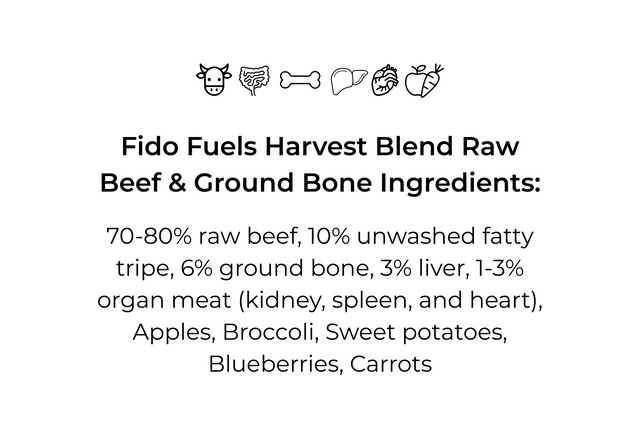 Harvest Blend Raw Dog Food