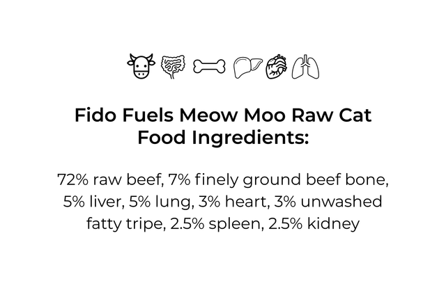 Meow Moo Raw Cat Food
