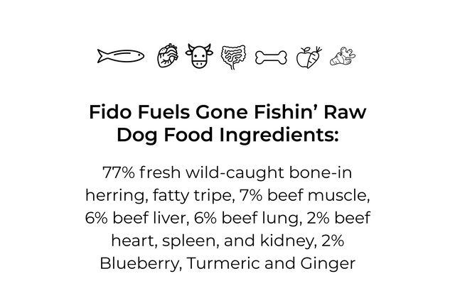 Gone Fishin' Raw Dog Food