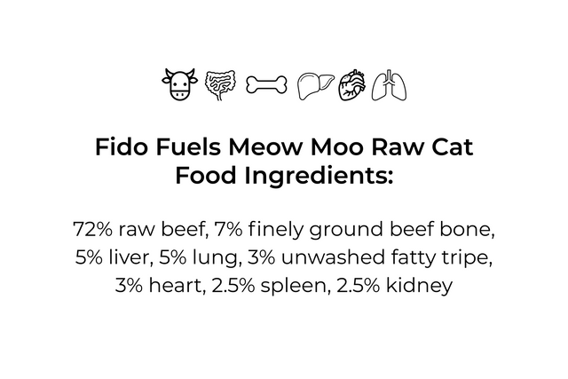 Meow Moo Raw Cat Food