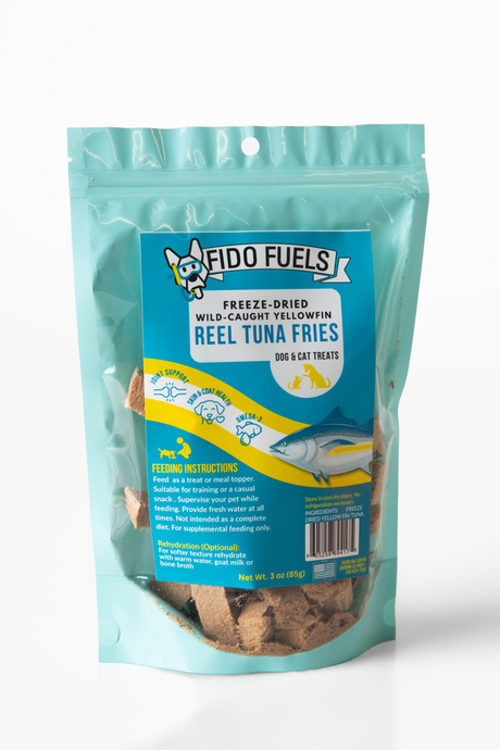 Reel Tuna Fries | Dog & Cat Treats | Fido Fuels