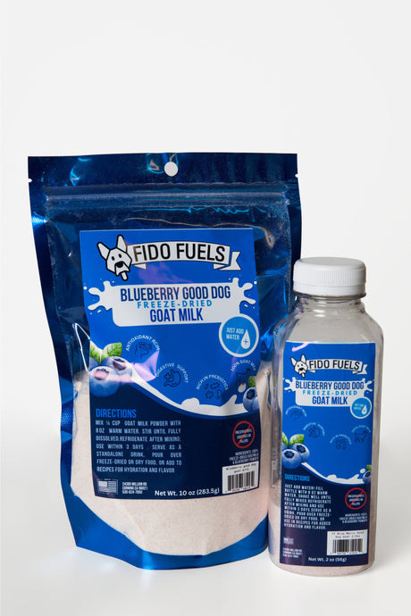 Freeze Dried Goat Milk Supplements for Dogs by Fido Fuels