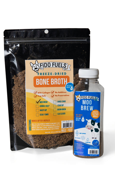 Freeze Dried Bone Broth Supplements for Dogs by Fido Fuels