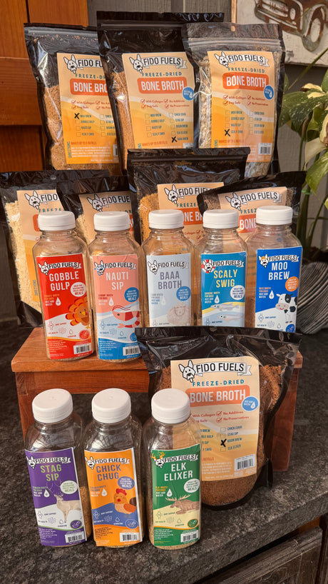 Freeze Dried Bone Broth Supplements for Dogs by Fido Fuels