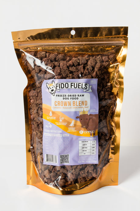 Crown Blend Freeze Dried Raw Dog Food | Fido Fuels