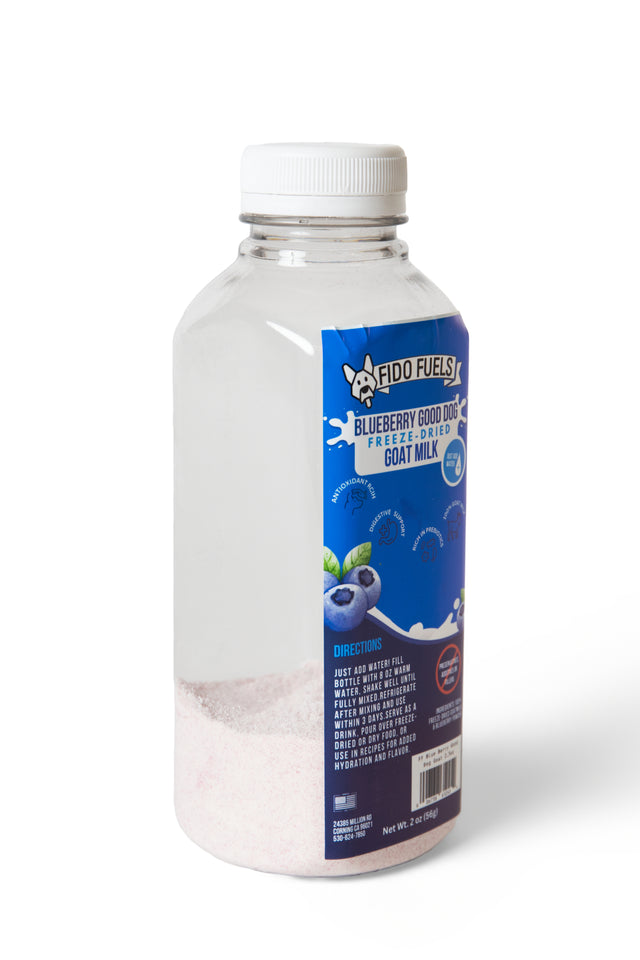 Blueberry Good Dog Freeze Dried Goat Milk | Fido Fuels