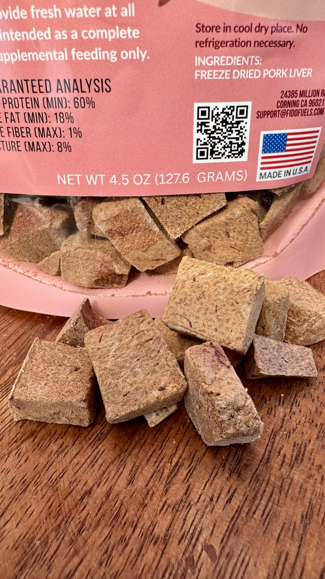 Piggy Bits – Freeze-Dried Pork Liver