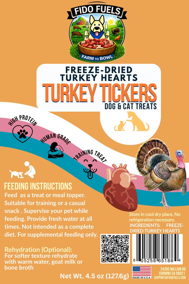 Freeze Dried Turkey Tickers