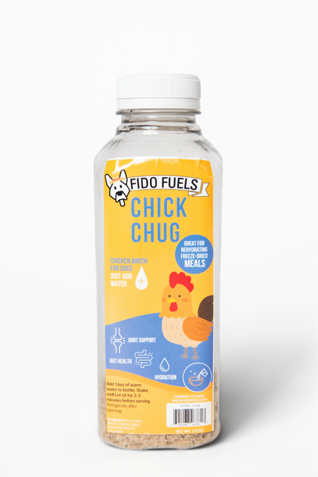 Chick Chug Freeze Dried Bone Broth for dogs | Fido Fuels