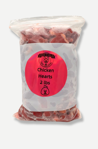 Frozen Raw Chicken Hearts
