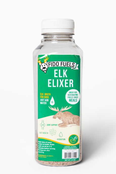 Elk Elixir Freeze Dried Bone Broth for dogs | Fido Fuels