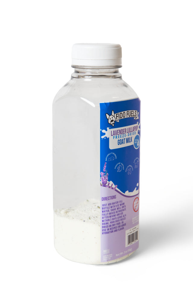 Lavender Lullapup Freeze Dried Goat Milk | Fido Fuels