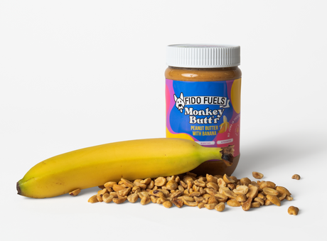 Monkey Butt'r Peanut Butter for Dogs | Fido Fuels