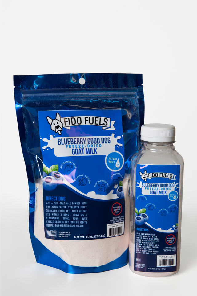 Blueberry Good Dog Freeze Dried Goat Milk