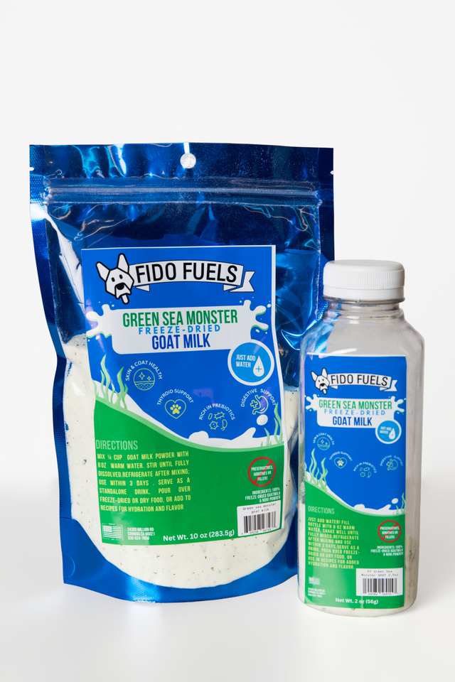 Green Sea Monster Freeze Dried Goat Milk