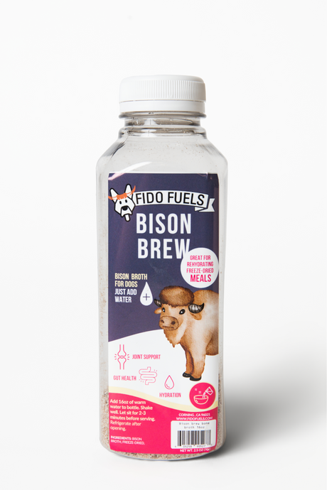 Bison Brew Freeze Dried Bone Broth | Fido Fuels