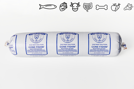Gone Fishin' Raw Food for Dogs | FidoFuels