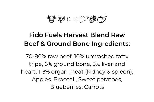 Harvest Blend Raw Dog Food