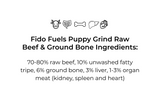 Fine/Puppy Grind Raw Food