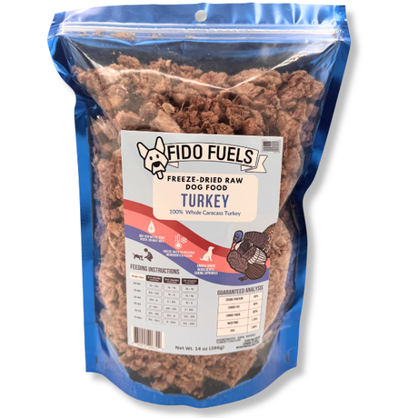 Whole Turkey Freeze Dried Dog Food | Fido Fuels