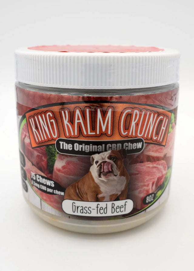 King Kalm Crunch Calming CBD Treats - Grass-Fed Beef