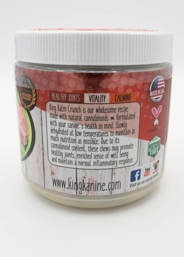 King Kalm Crunch Calming CBD Treats - Grass-Fed Beef