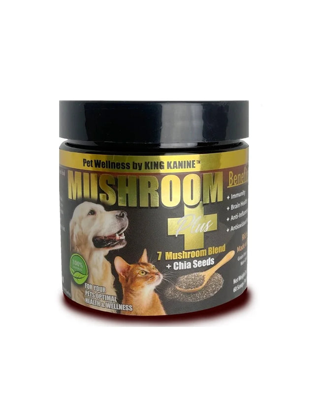 King Kanine Mushroom Plus Supplement for Dogs and Cats