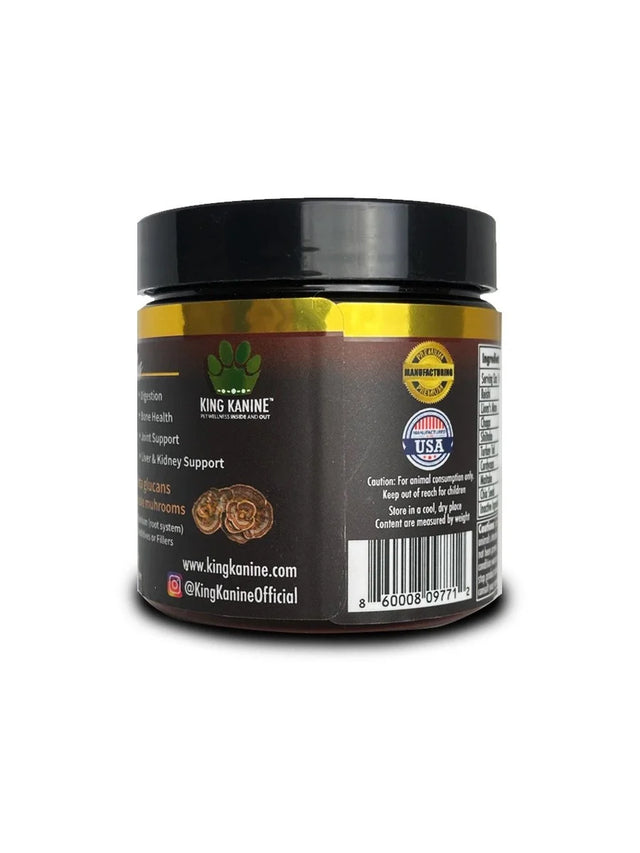 King Kanine Mushroom Plus Supplement for Dogs and Cats