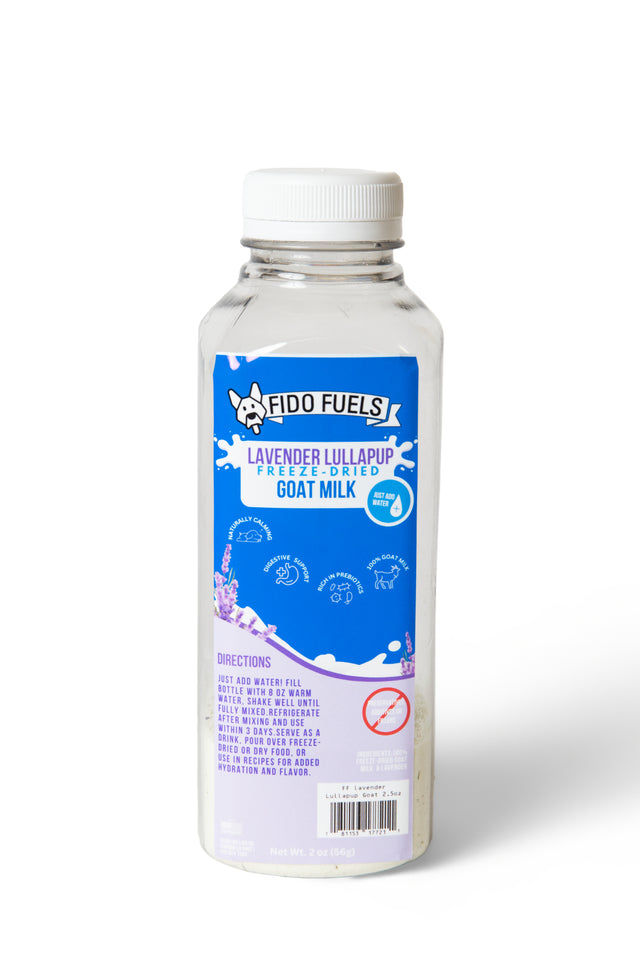 Lavender Lullapup Freeze Dried Goat Milk | Fido Fuels