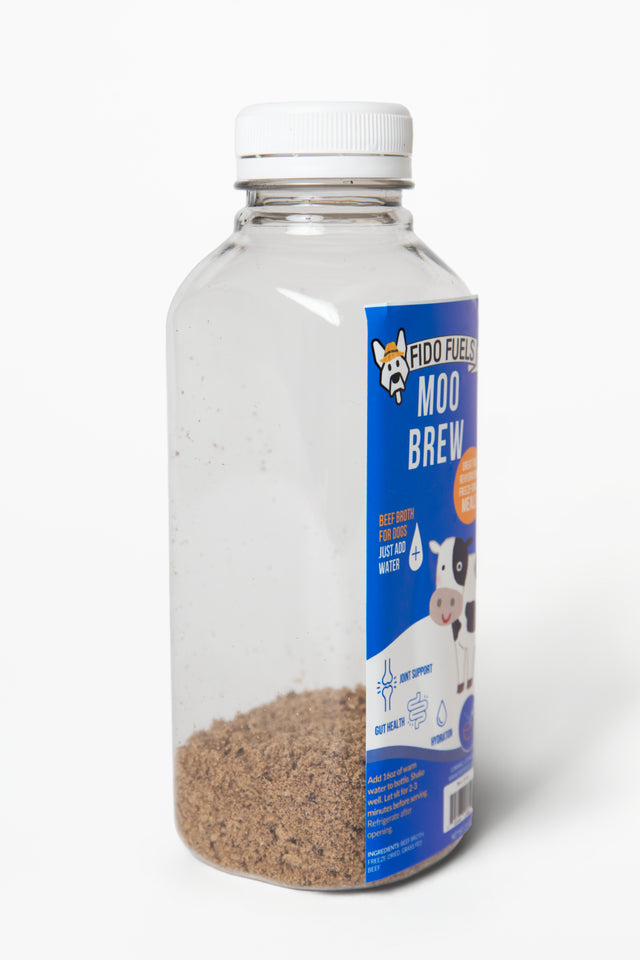 Moo Brew Freeze Dried Bone Broth for dogs | Fido Fuels