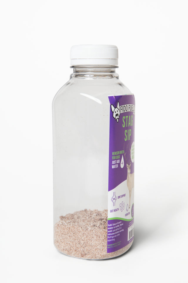 Stag Sip Venison Freeze Dried Bone Broth for dogs | Fido Fuels