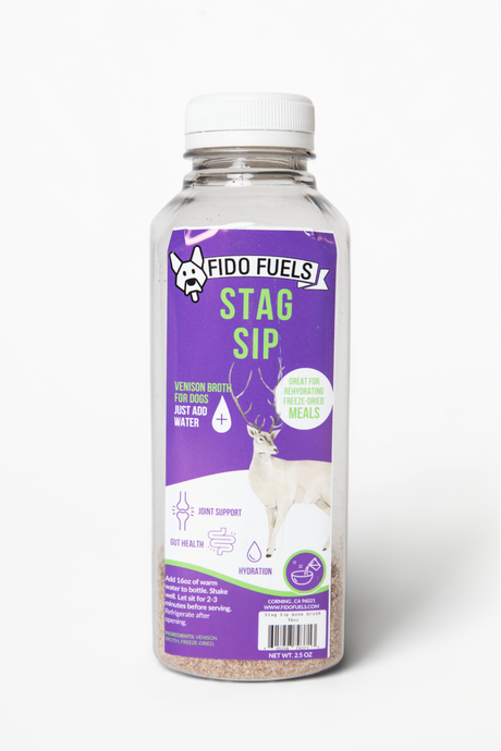 Stag Sip Venison Freeze Dried Bone Broth for dogs | Fido Fuels