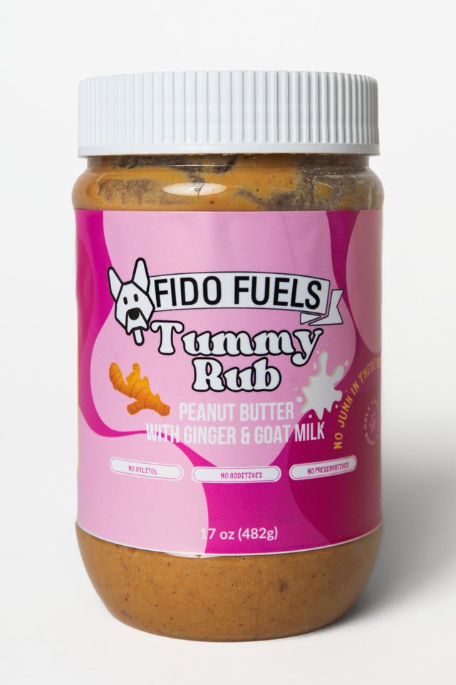 Tummy Rub Peanut Butter for Dogs | Fido Fuels